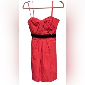 BCBGmaxazria Hot Pink & Black Dress Sz 2